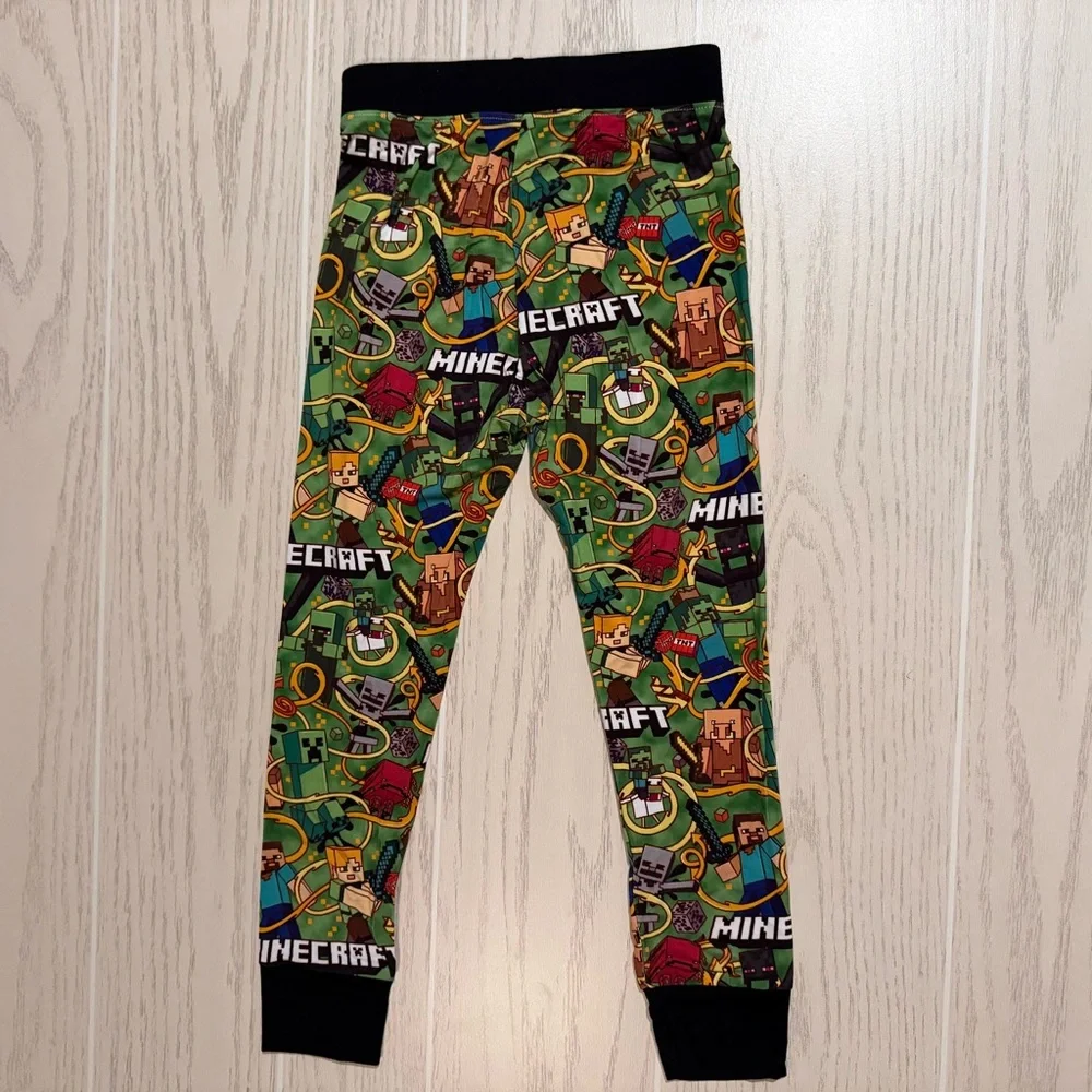 B &‎ A Mini’s Boutique Boys 4T Bamboo Minecraft 2pc Pajama Set Soft Stretch NEW